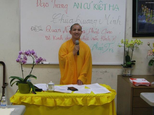 Pháp hỷ sung mãn tại trường hạ chùa Quang Minh - PL. 2562