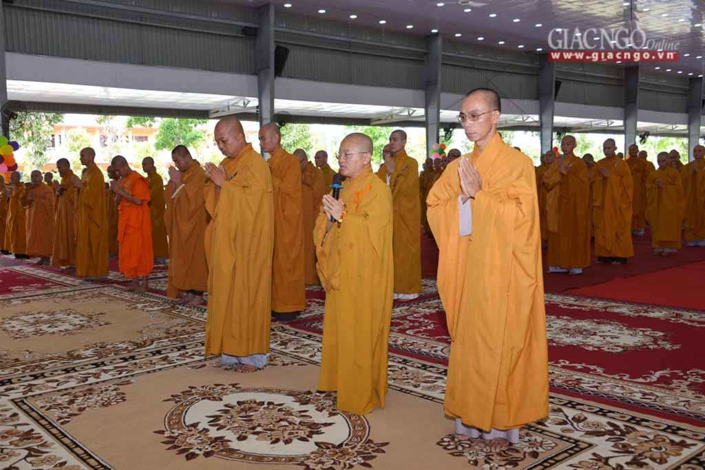 TP. HCM: Lễ mãn hạ tại cơ sở 2 Học viện Phật giáo VN