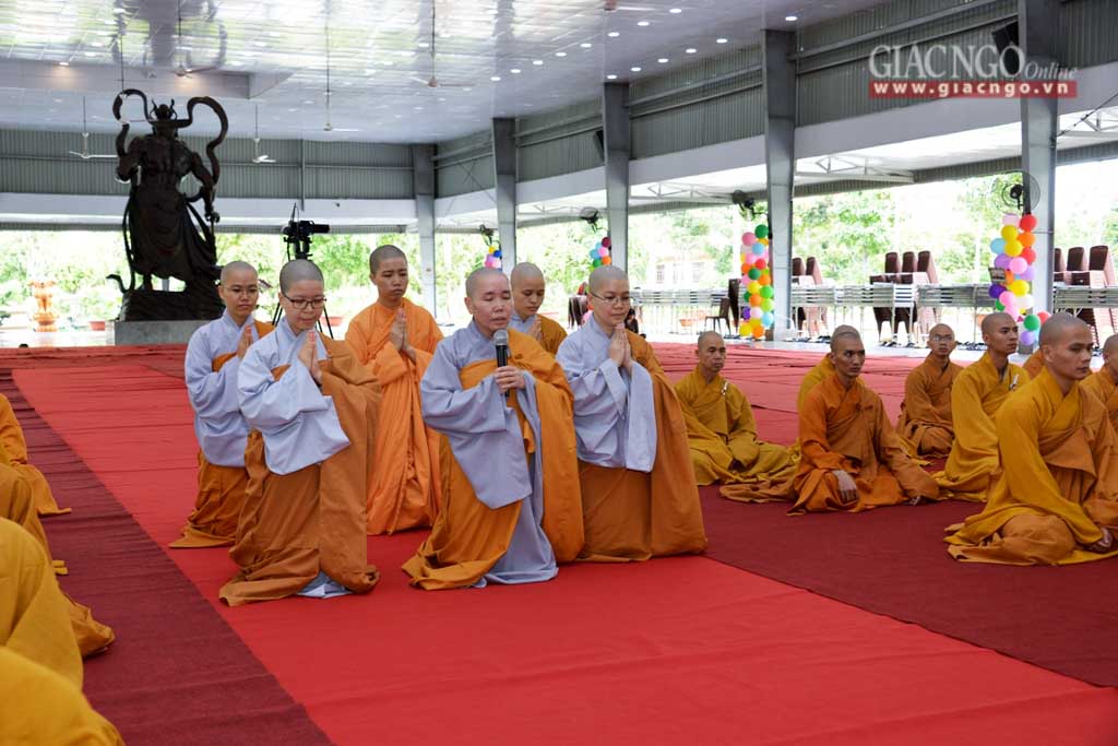 TP. HCM: Lễ mãn hạ tại cơ sở 2 Học viện Phật giáo VN