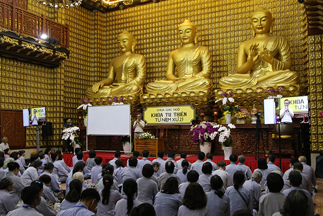 Chùa Giác Ngộ: Khoá tu Thiền Tứ Niệm Xứ - lần thứ 23 (15-07-2018)