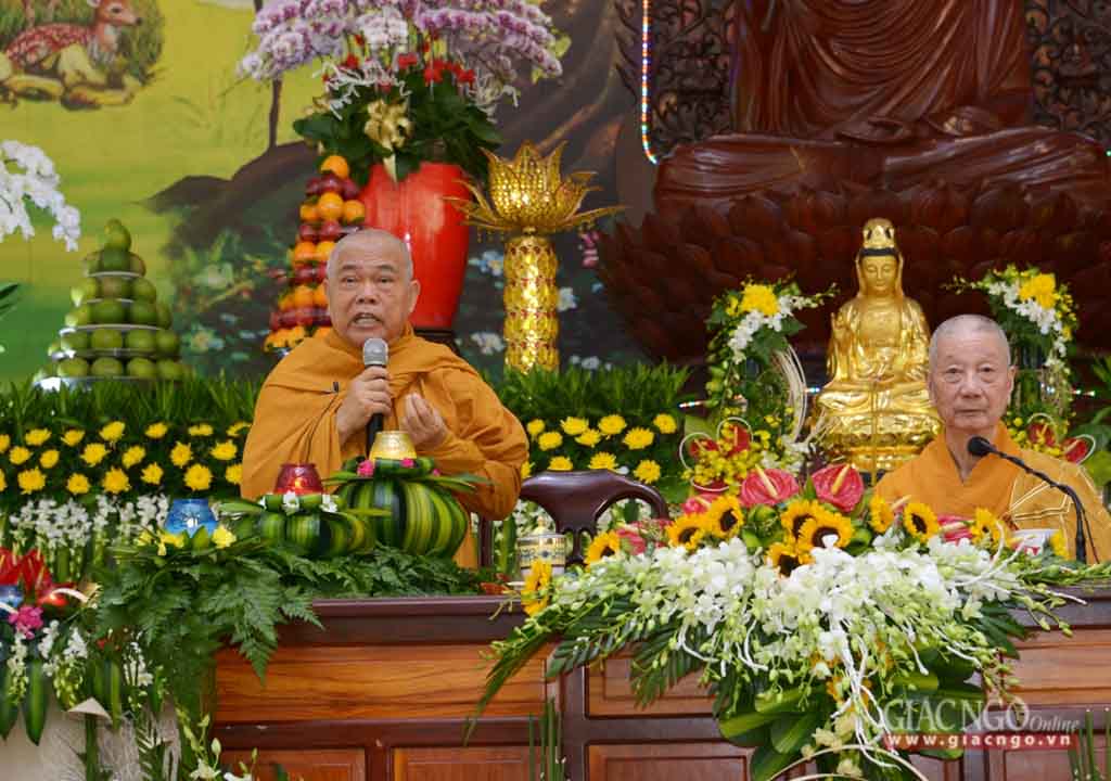 TP. HCM: Lễ mãn hạ tại cơ sở 2 Học viện Phật giáo VN