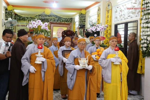 TP. HCM: Tưởng niệm và di quan NT.Thích nữ Phước Hoa