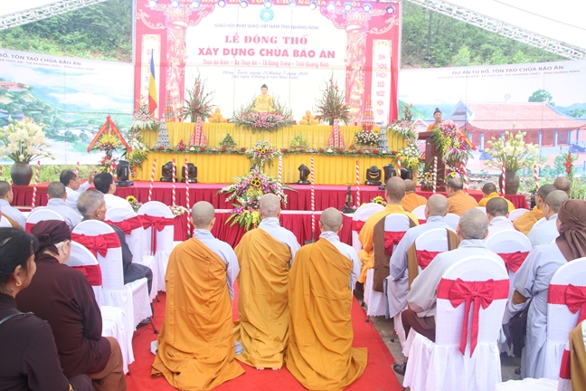 Quảng Ninh: Lễ Động Thổ Xây Dựng Chùa Báo Ân