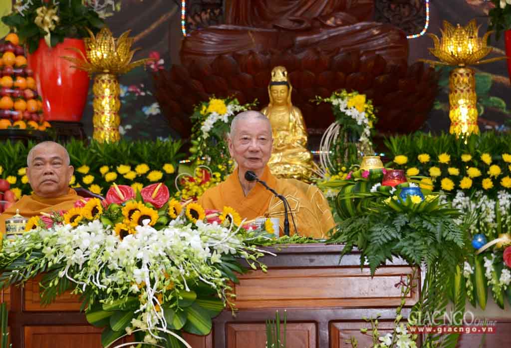 TP. HCM: Lễ mãn hạ tại cơ sở 2 Học viện Phật giáo VN