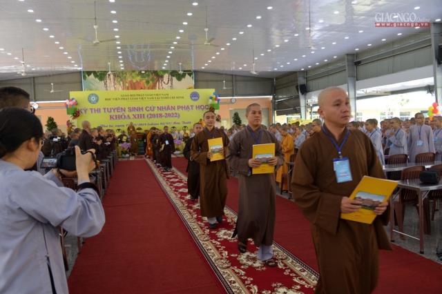 TP.HCM: 311 Tăng Ni thí sinh thi vào Học viện khóa XIII