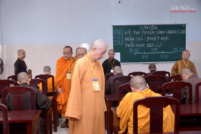 TP.HCM: 311 Tăng Ni thí sinh thi vào Học viện khóa XIII