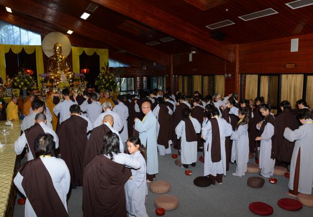 Tu viện Kim Sơn,California (Hoa Kỳ) trang nghiêm tổ chức lễ xuất gia gieo duyên 2018