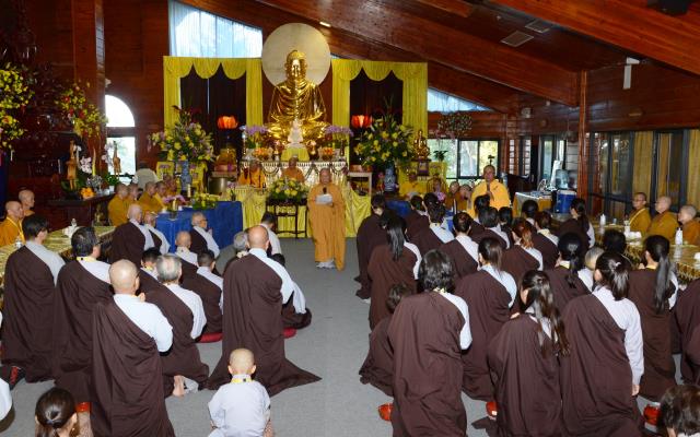 Tu viện Kim Sơn,California (Hoa Kỳ) trang nghiêm tổ chức lễ xuất gia gieo duyên 2018