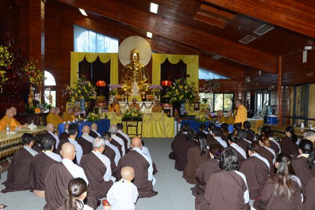 Tu viện Kim Sơn,California (Hoa Kỳ) trang nghiêm tổ chức lễ xuất gia gieo duyên 2018