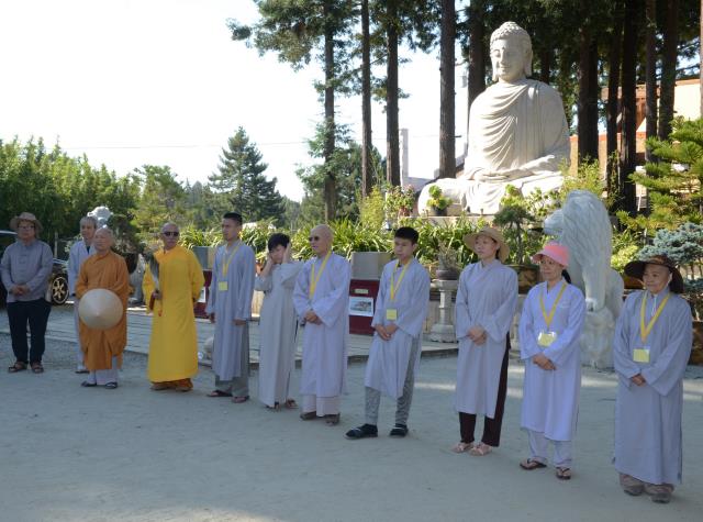Tu viện Kim Sơn,California (Hoa Kỳ) trang nghiêm tổ chức lễ xuất gia gieo duyên 2018