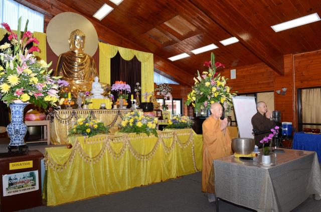 Tu viện Kim Sơn,California (Hoa Kỳ) trang nghiêm tổ chức lễ xuất gia gieo duyên 2018