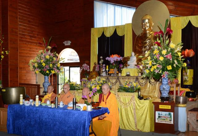 Tu viện Kim Sơn,California (Hoa Kỳ) trang nghiêm tổ chức lễ xuất gia gieo duyên 2018