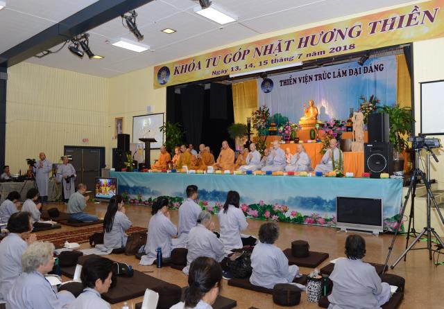 Khóa tu &quot;Góp nhặt hương thiền&quot; do thiền viện Trúc Lâm Đại Đăng (Hoa Kỳ) tổ chức tại San Jose 2018