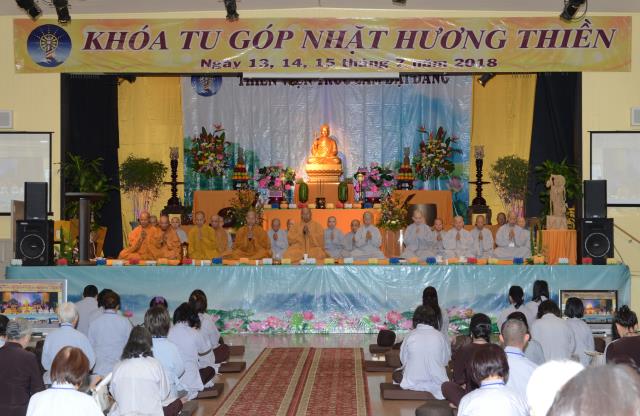 Khóa tu &quot;Góp nhặt hương thiền&quot; do thiền viện Trúc Lâm Đại Đăng (Hoa Kỳ) tổ chức tại San Jose 2018