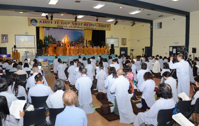 Khóa tu &quot;Góp nhặt hương thiền&quot; do thiền viện Trúc Lâm Đại Đăng (Hoa Kỳ) tổ chức tại San Jose 2018