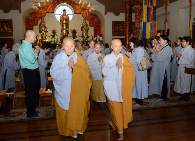 Trang nghiêm lễ an vị tôn tượng Bồ Tát Quán Thế Âm và Bồ Tát Di Lặc tại chùa Đức Viên,San Jose (Hoa Kỳ)