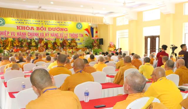 Lời đạo từ của HT.Thích Thiện Nhơn tại khóa bồi dưỡng Nghiệp vụ hành chính &amp; kỹ năng xử lý thông tin khu vực Đông Nam Bộ và Tây Nguyên