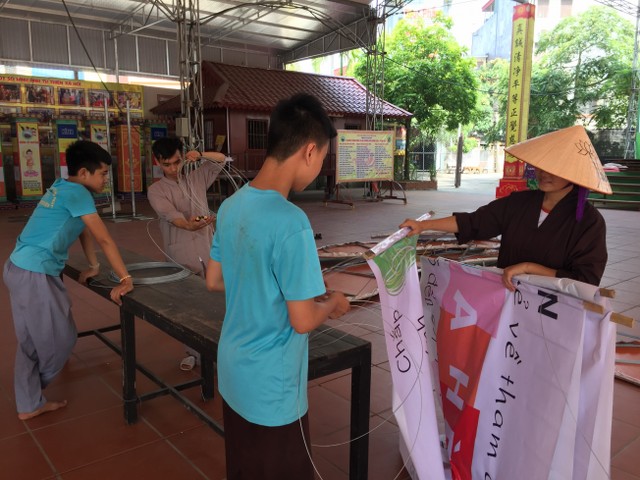 Thái Bình: Chùa Từ Xuyên chuẩn bị cho khóa tu mùa hè