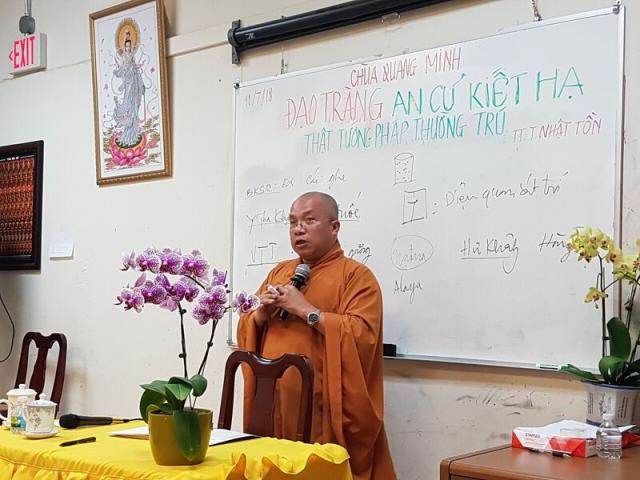 Pháp hỷ sung mãn tại trường hạ chùa Quang Minh - PL. 2562