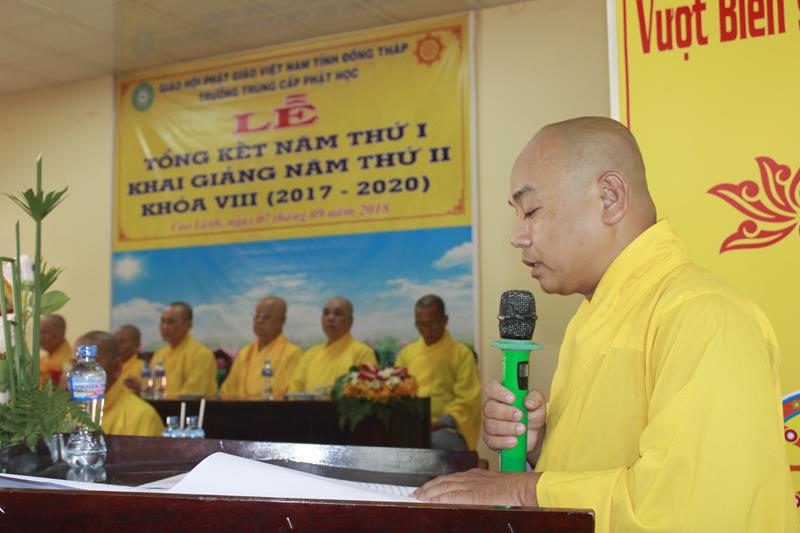 Đồng Tháp: Khai giảng năm học mới Trường TCPH
