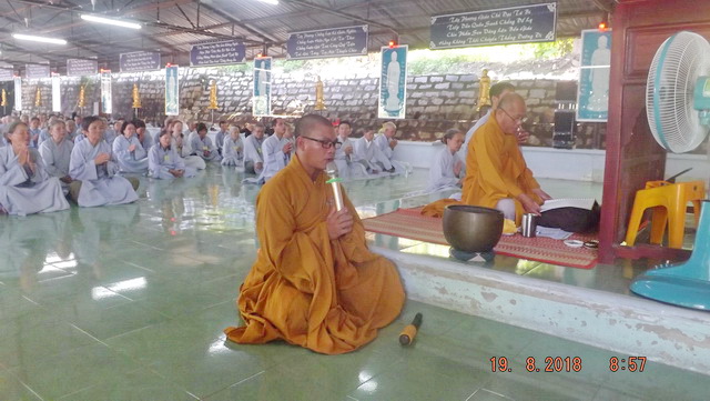 Khóa tu niệm Phật lần thứ 8 tại chùa Linh Sơn Pháp Ấn