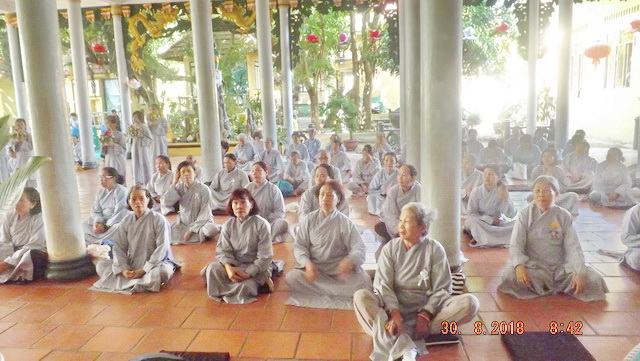 Khóa tu Một ngày an lạc kỳ thứ 7 tại chùa Lộc Thọ