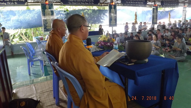 Khóa tu mùa hè lần 10 tại chùa Linh Sơn Pháp Ấn