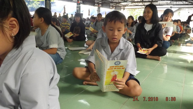 Khóa tu mùa hè lần 10 tại chùa Linh Sơn Pháp Ấn