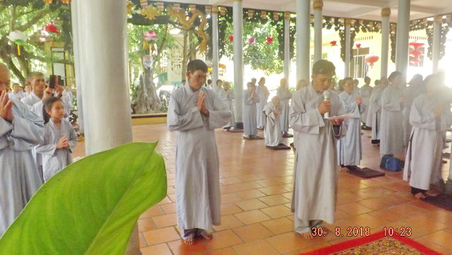 Khóa tu Một ngày an lạc kỳ thứ 7 tại chùa Lộc Thọ