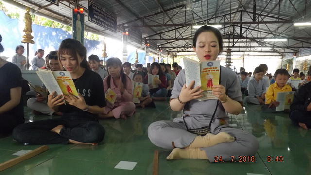 Khóa tu mùa hè lần 10 tại chùa Linh Sơn Pháp Ấn