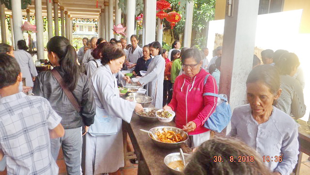 Khóa tu Một ngày an lạc kỳ thứ 7 tại chùa Lộc Thọ