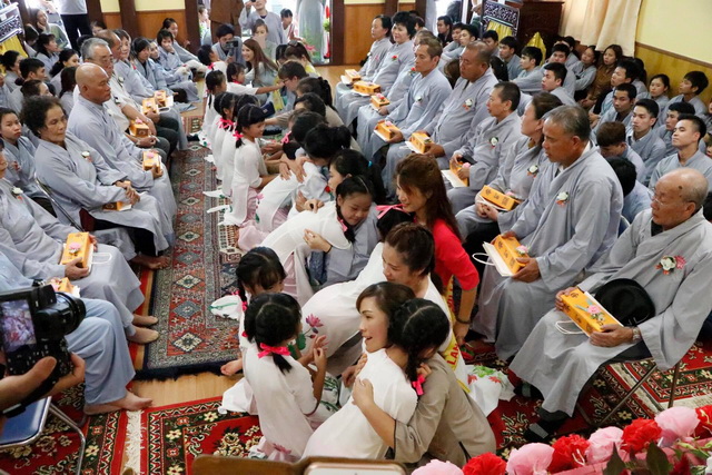 Lễ Vu lan báo hiếu tại chùa Đại Nam