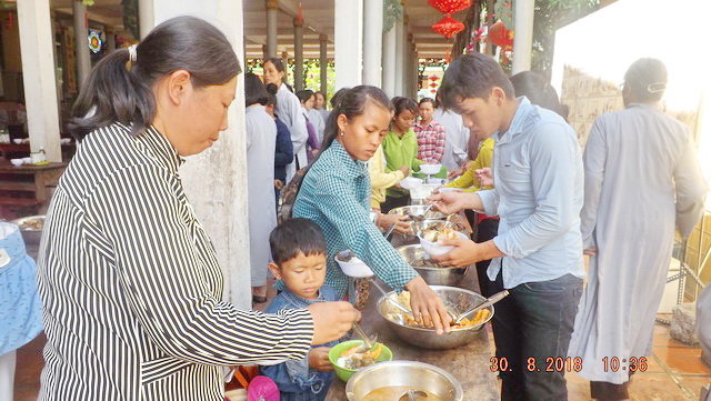 Khóa tu Một ngày an lạc kỳ thứ 7 tại chùa Lộc Thọ