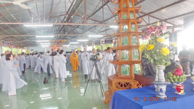 Khóa tu niệm Phật lần thứ 8 tại chùa Linh Sơn Pháp Ấn