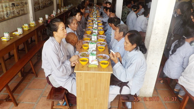 Khóa tu Một ngày an lạc kỳ thứ 7 tại chùa Lộc Thọ