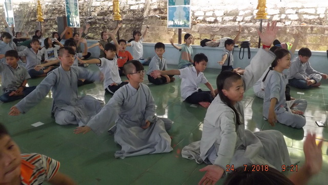 Khóa tu mùa hè lần 10 tại chùa Linh Sơn Pháp Ấn