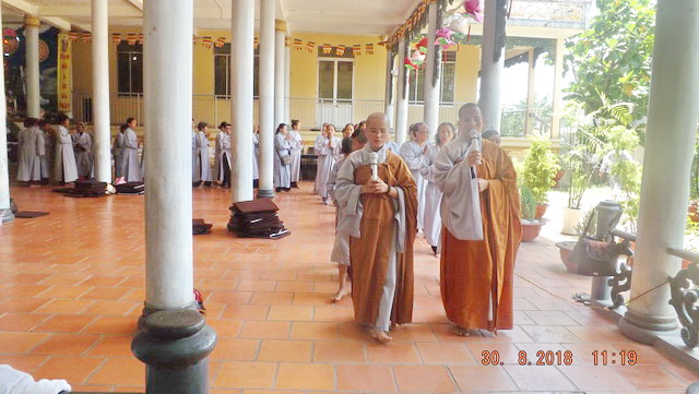 Khóa tu Một ngày an lạc kỳ thứ 7 tại chùa Lộc Thọ