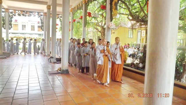 Khóa tu Một ngày an lạc kỳ thứ 7 tại chùa Lộc Thọ