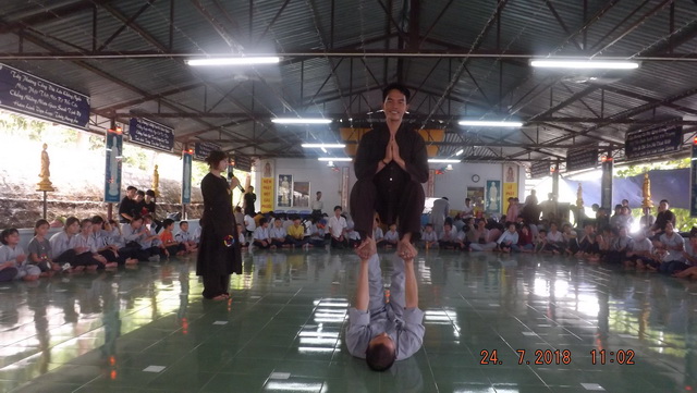 Khóa tu mùa hè lần 10 tại chùa Linh Sơn Pháp Ấn