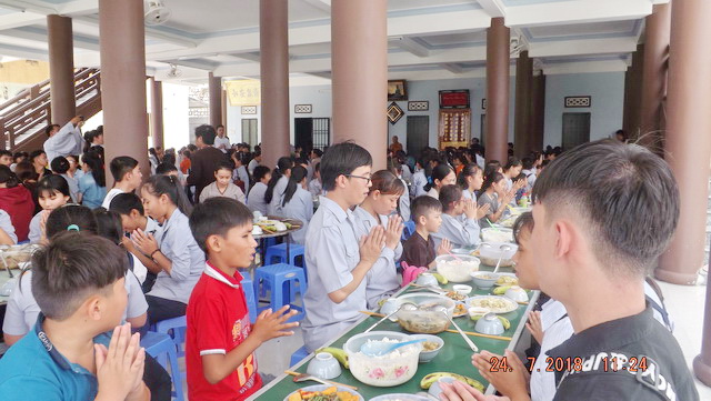 Khóa tu mùa hè lần 10 tại chùa Linh Sơn Pháp Ấn