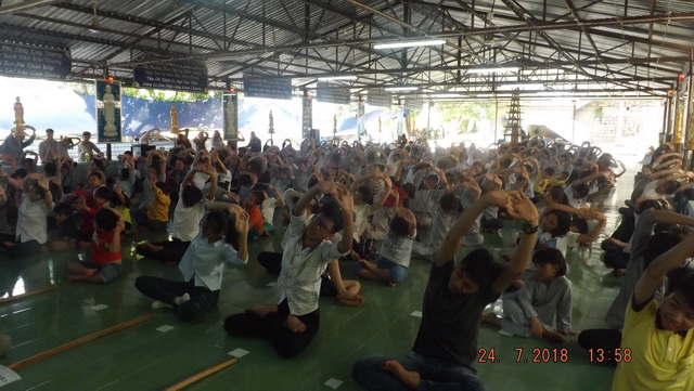 Khóa tu mùa hè lần 10 tại chùa Linh Sơn Pháp Ấn