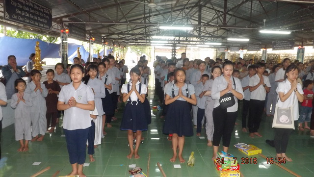 Khóa tu mùa hè lần 10 tại chùa Linh Sơn Pháp Ấn