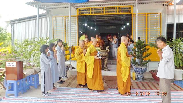 Trang nghiêm lễ Vu lan tại chùa Vĩnh Pháp