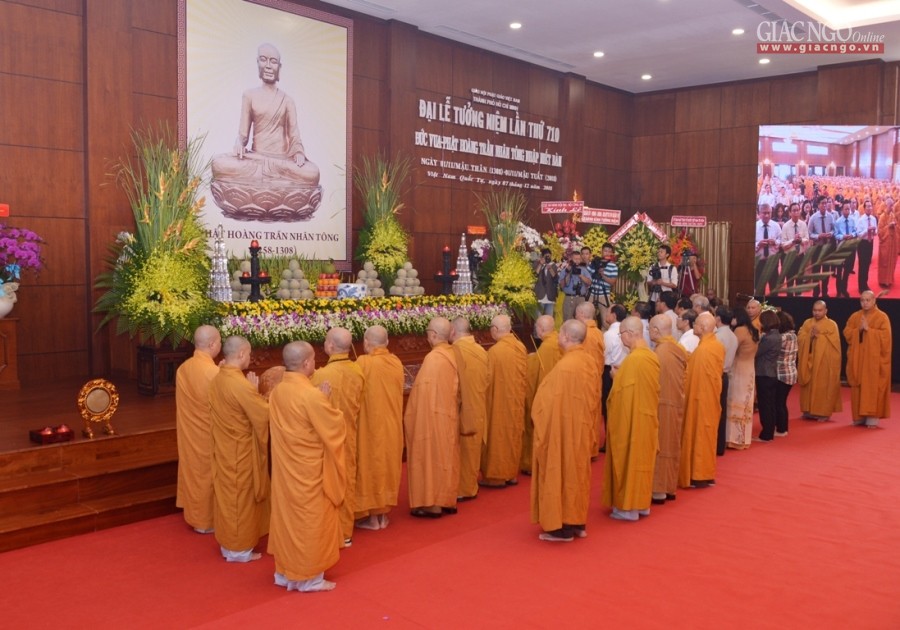TP. HCM: Trang nghiêm Đại lễ tưởng niệm Đức Phật hoàng Trần Nhân Tông