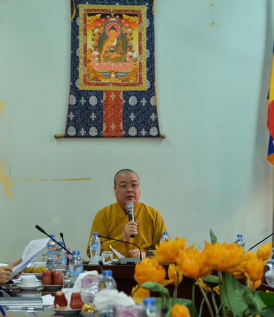 Giáo hội Phật giáo Việt Nam làm việc với Ban Trị sự GHPGVN tỉnh Quảng Ninh