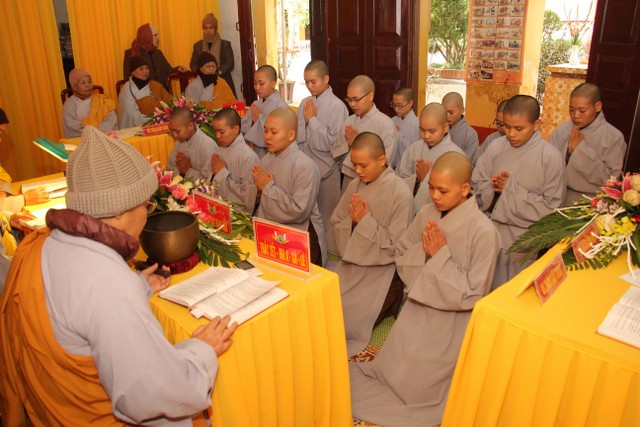 Thái Bình: 54 giới tử được thọ giới tại Đại giới đàn Thánh Long