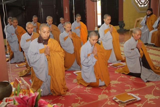 Thái Bình: 54 giới tử được thọ giới tại Đại giới đàn Thánh Long
