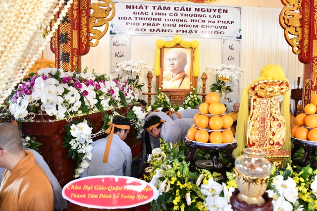 TP.HCM: Lễ Truy niệm, Phụng tống Kim quan HT. Thích Hiển Pháp trở về quê hương