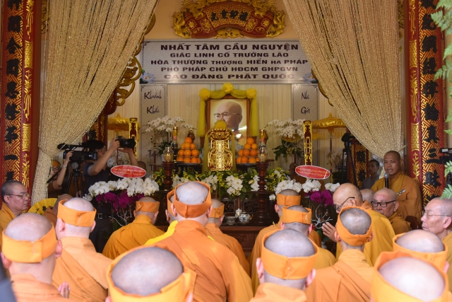 TP.HCM: Lễ Truy niệm, Phụng tống Kim quan HT. Thích Hiển Pháp trở về quê hương