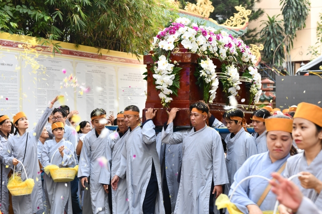 TP.HCM: Lễ Truy niệm, Phụng tống Kim quan HT. Thích Hiển Pháp trở về quê hương